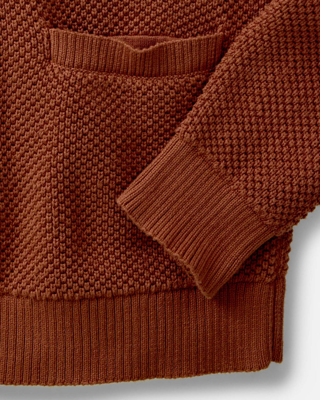 The Crawford Sweater in Rust