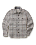 The Cutter Overshirt in Stone Plaid