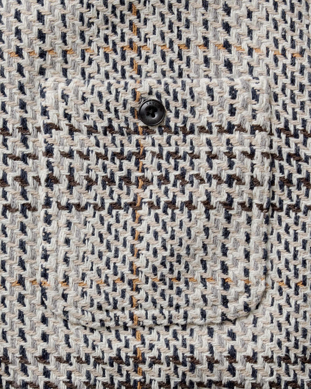 The Cutter Overshirt in Stone Plaid