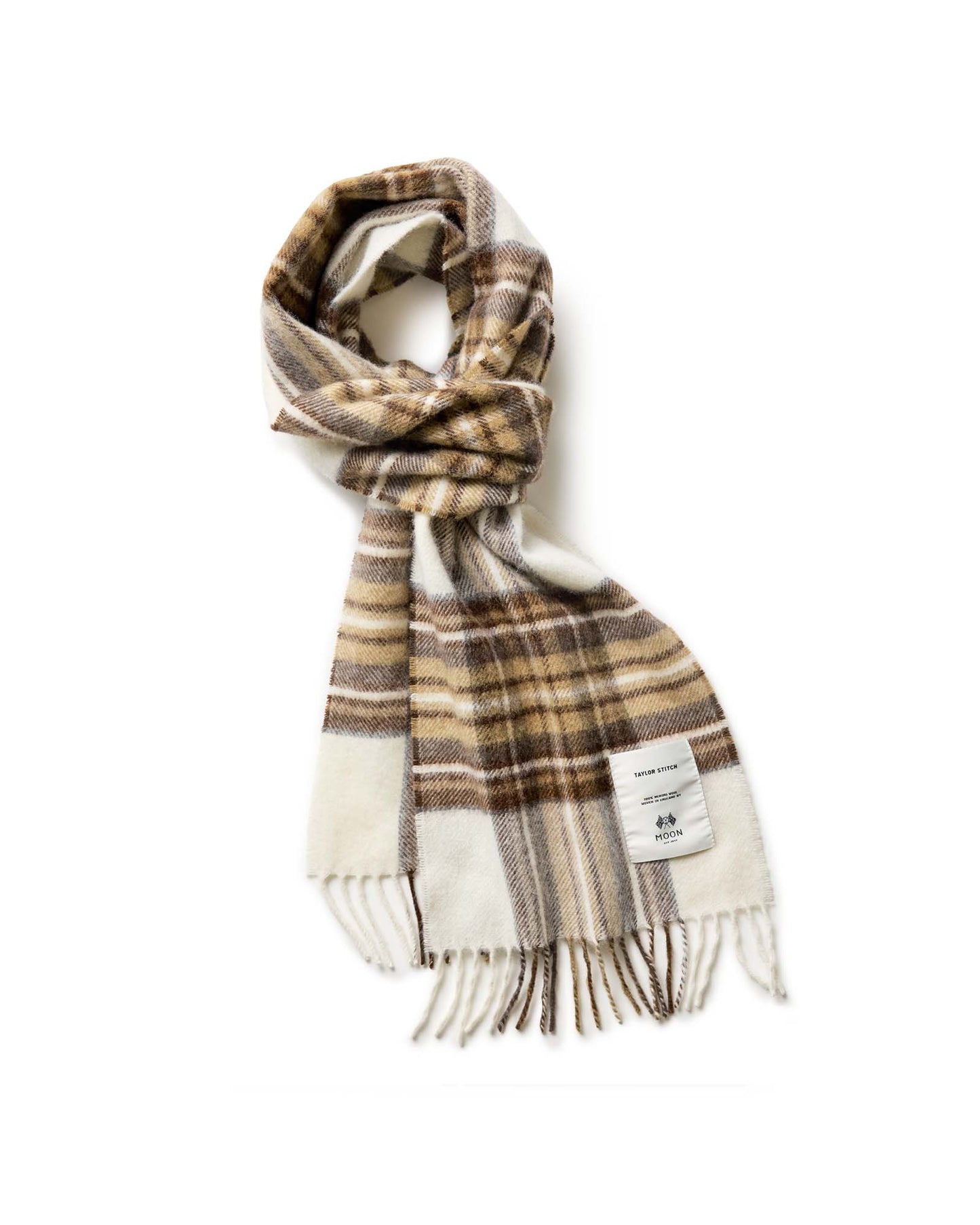 Fireside Scarf in Butterscotch Plaid