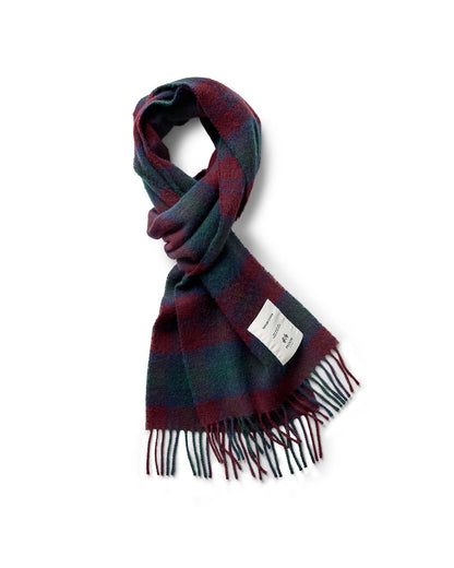 Fireside Scarf in Currant Plaid