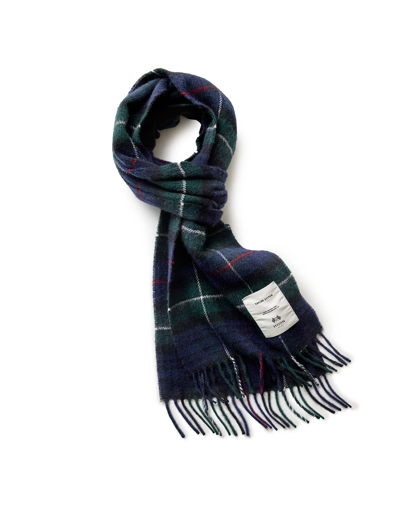 Fireside Scarf in Highland Navy Plaid