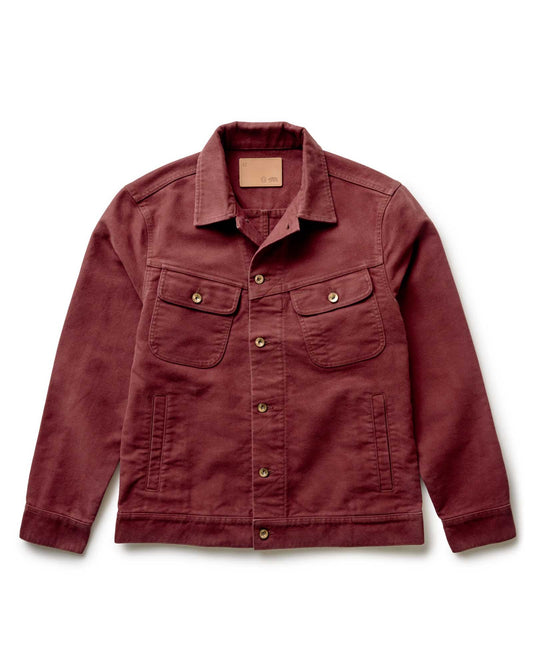 The Long Haul Jacket in Dried Cherry Moleskin