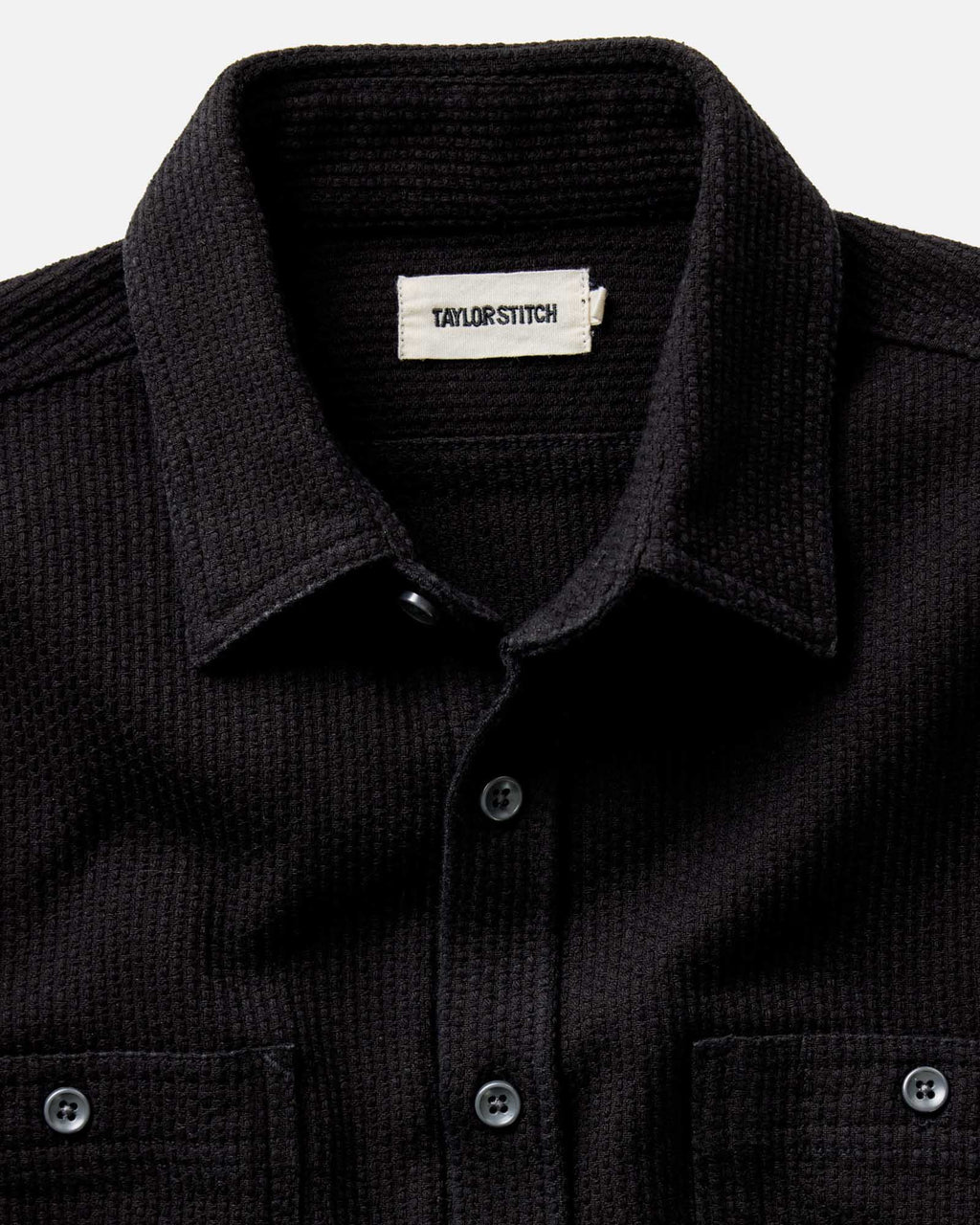 The Utility Shirt in Black Indigo Sashiko