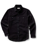 The Utility Shirt in Black Indigo Sashiko
