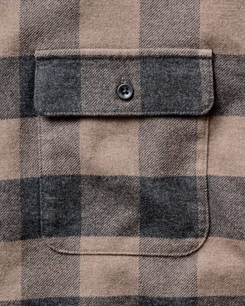 The Yosemite Shirt in Heather Sable Buffalo Check