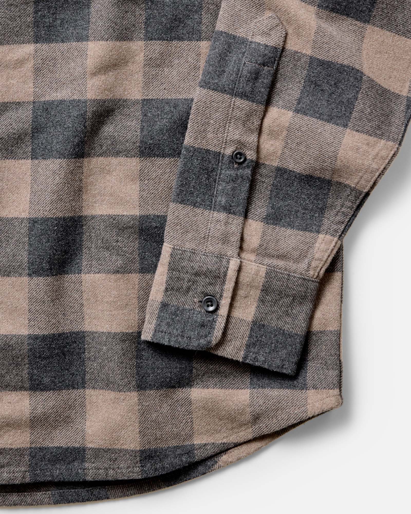 The Yosemite Shirt in Heather Sable Buffalo Check