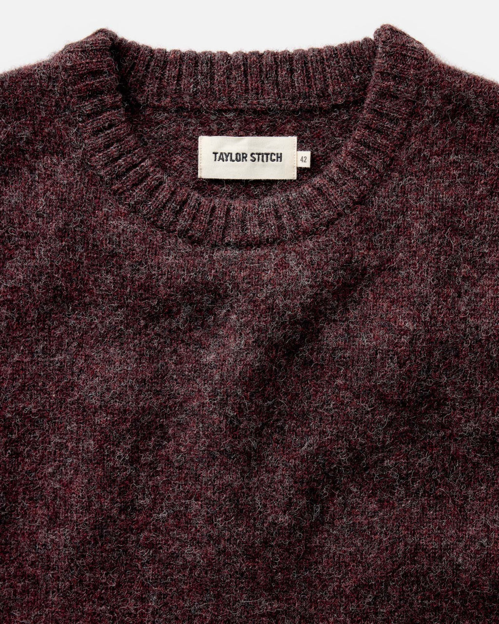 The Eastmoor Sweater in Heather Port Wool
