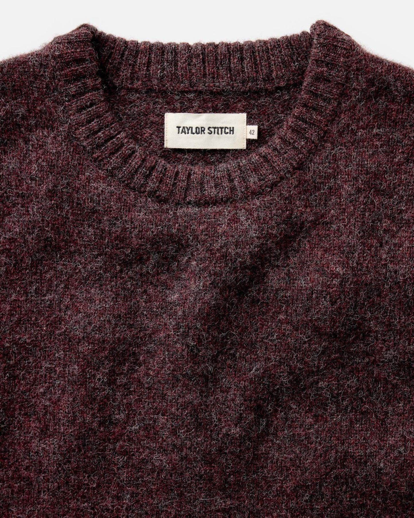The Eastmoor Sweater in Heather Port Wool
