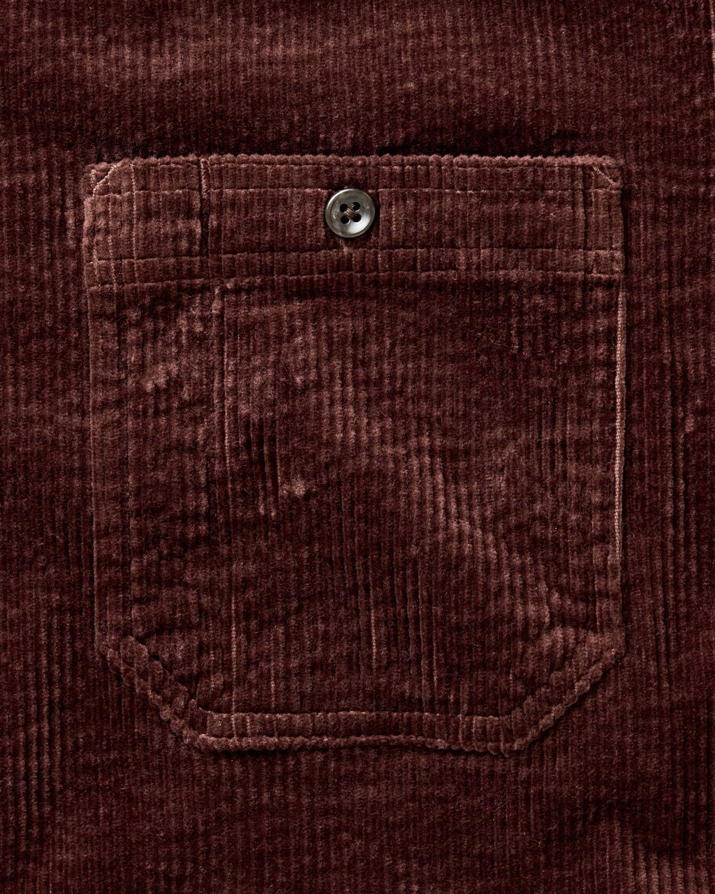 The Utility Shirt in Burgundy Corduroy