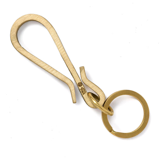 The Keyhook in Raw Brass