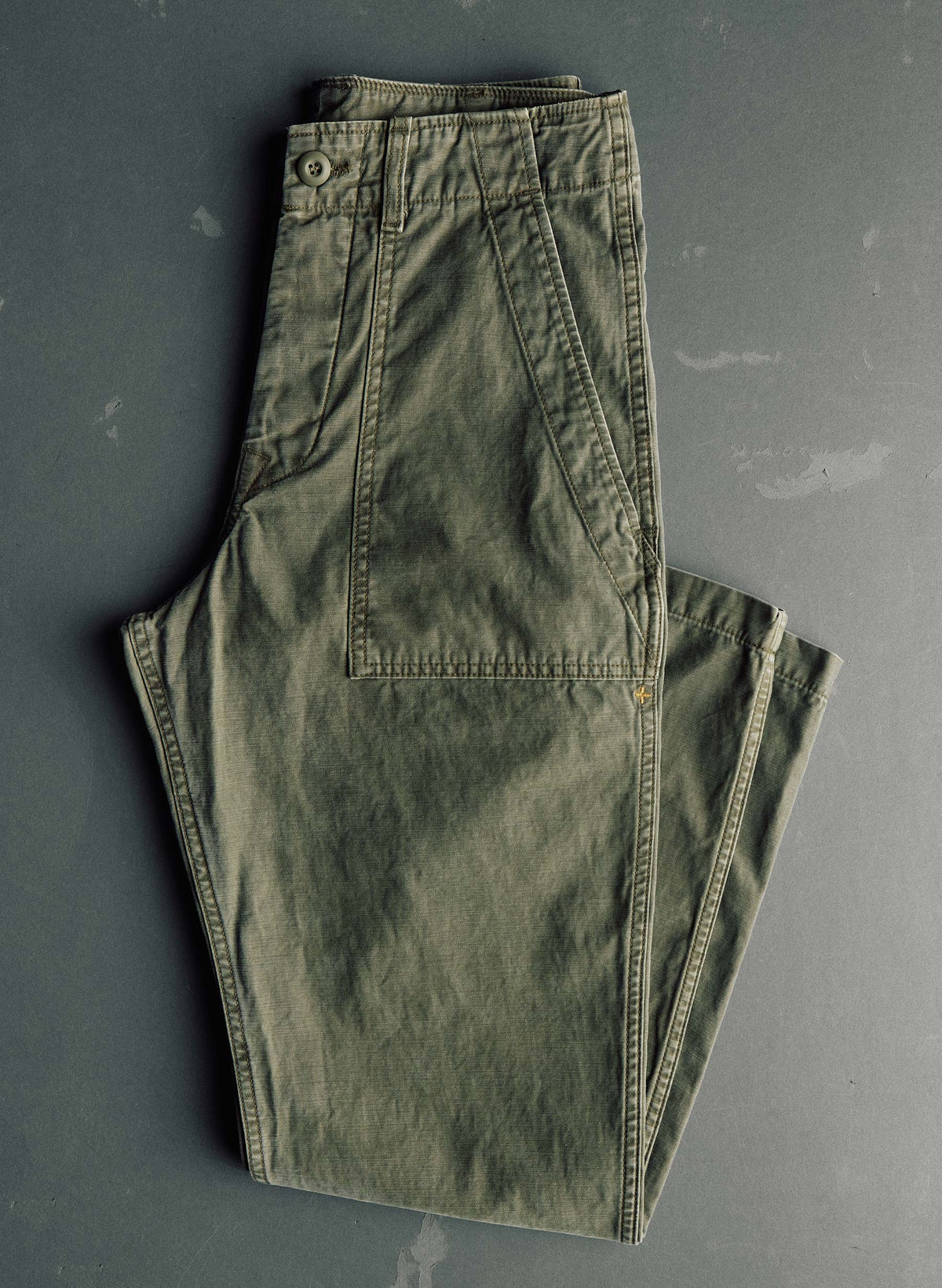 Oliver Military Trouser in Olive