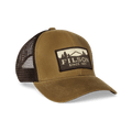 Logger Mesh Cap in Dark Tan Waxed