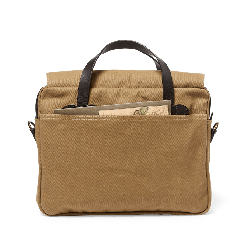 Original Briefcase in Tan Rugged Twill