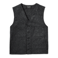 Mackinaw Wool Vest in Charcoal