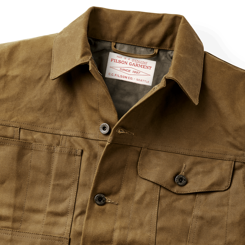 Short Lined Cruiser in Dark Tan