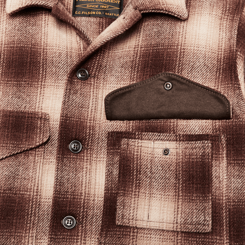 Mackinaw Wool Cruiser Jacket in Brown Tan Ombre – Porterhouse