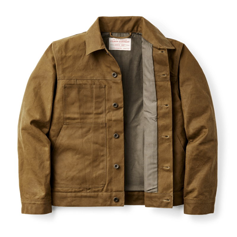 Short Lined Cruiser in Dark Tan