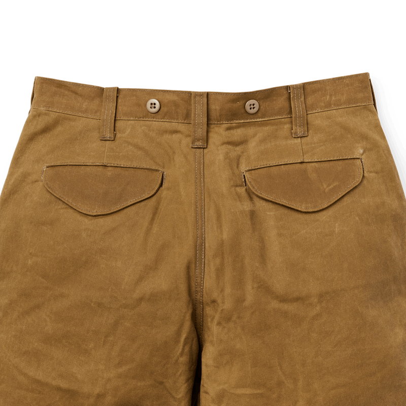 Oil Finish Single Tin Pant in Dark Tan