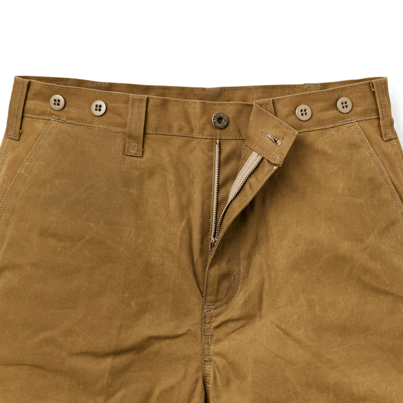 Oil Finish Single Tin Pant in Dark Tan