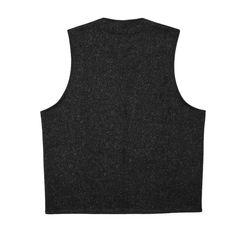 Mackinaw Wool Vest in Charcoal