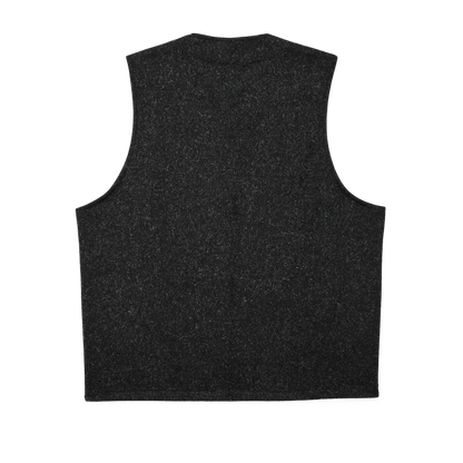 Mackinaw Wool Vest in Charcoal