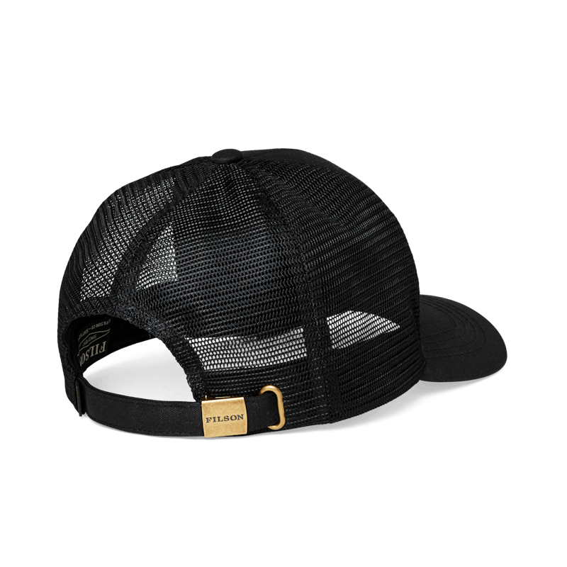 Logger Mesh Cap in Black Waxed