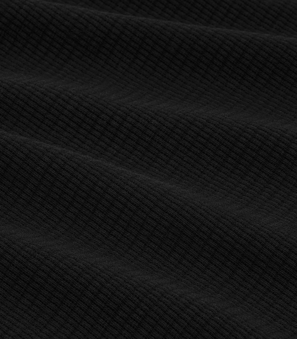 Box Knit T-Shirt in Black