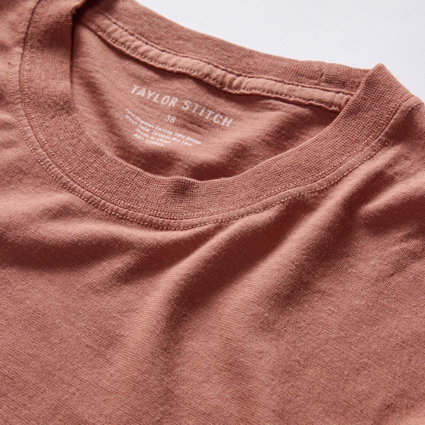 The Cotton Hemp Tee in Fired Clay