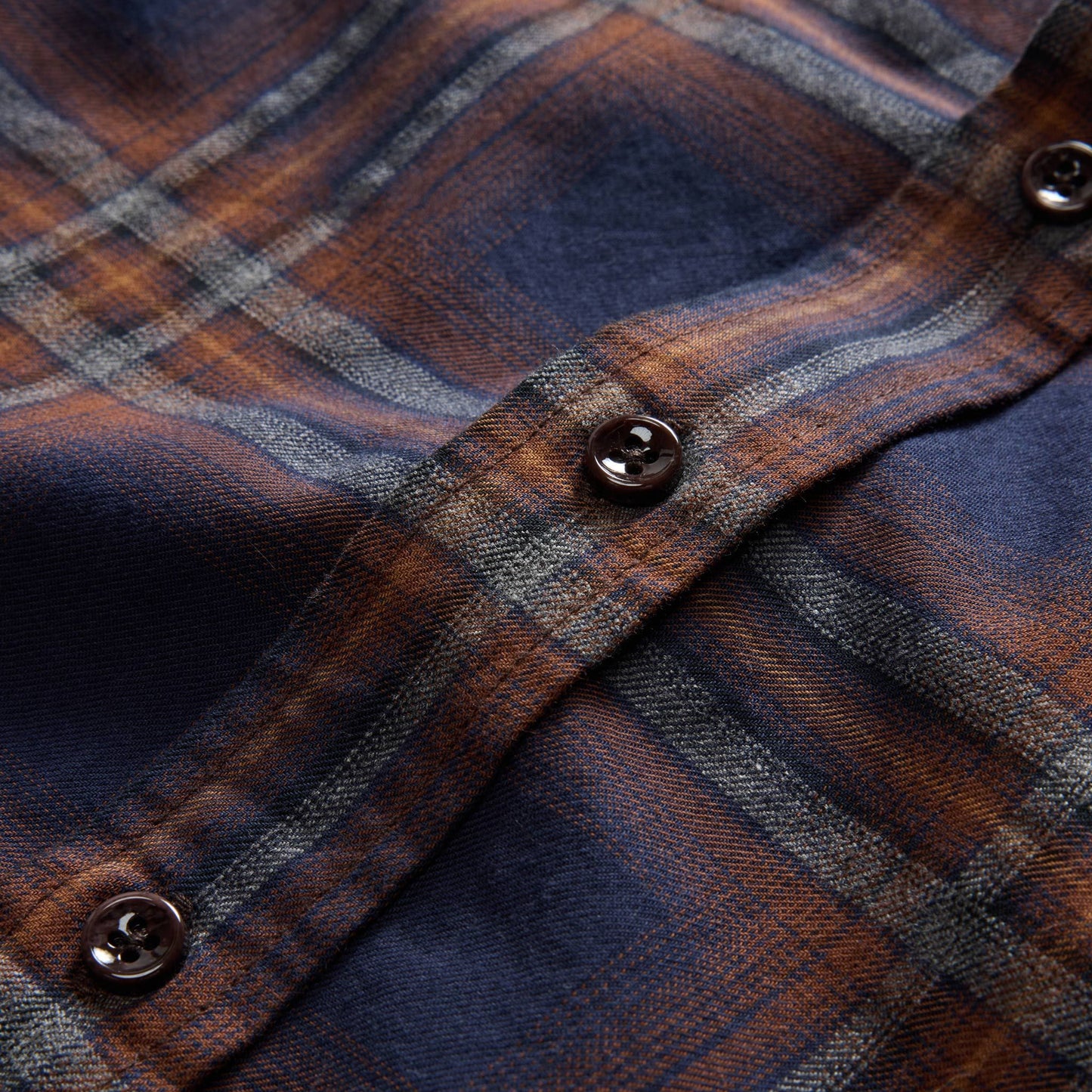 The California in Twilight Plaid Brushed Cotton Twill