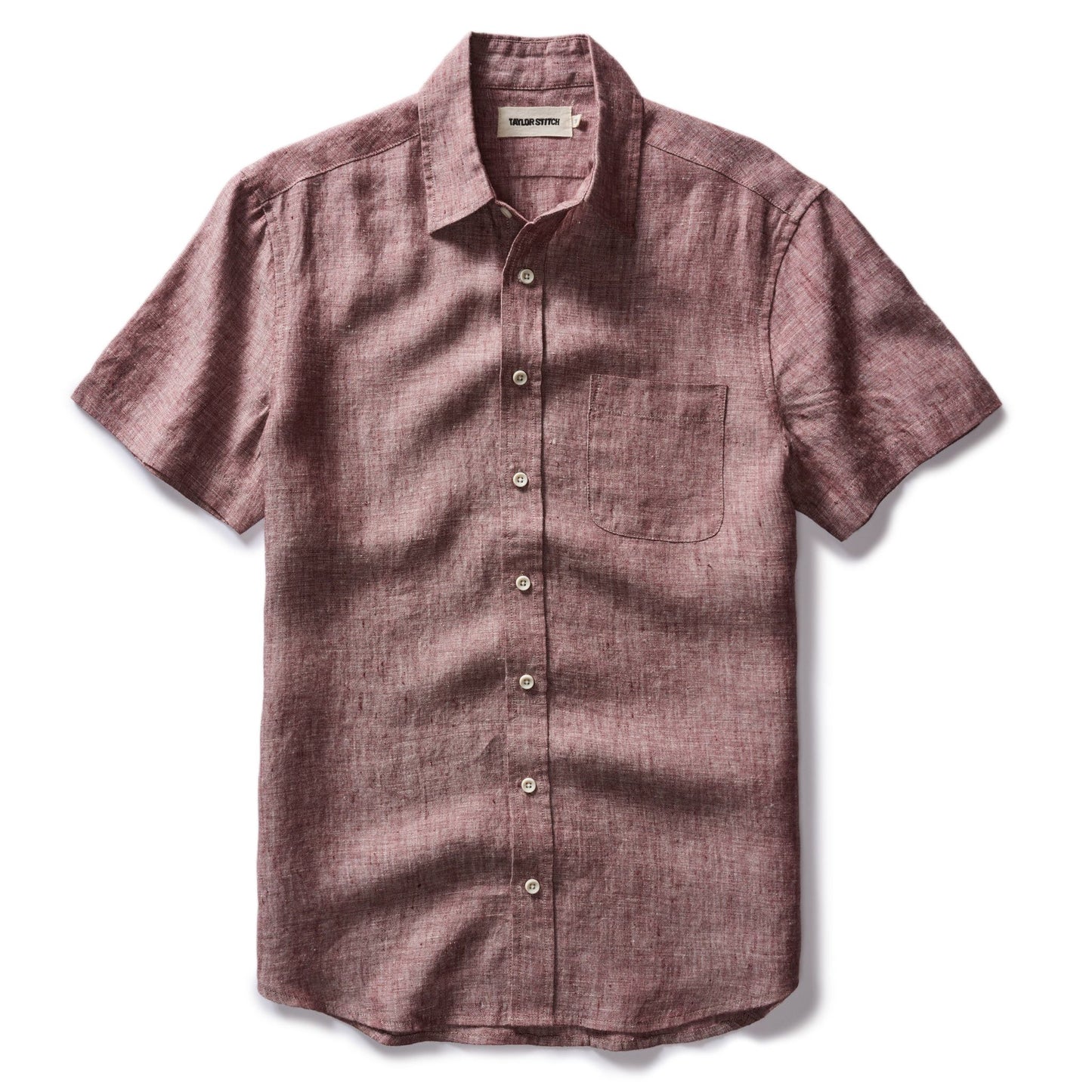 The Short Sleeve California in Dried Cherry Hemp