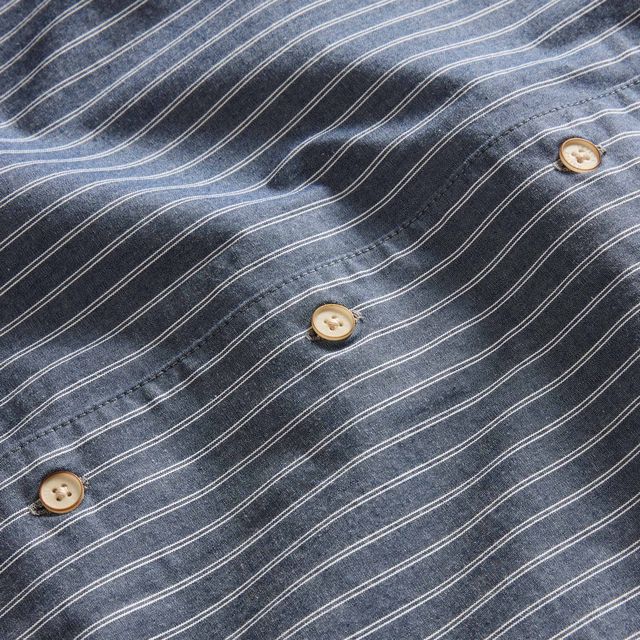 The Tulum Shirt in Midnight Stripe