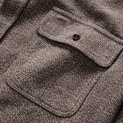 The Ledge Shirt in Granite Linen Tweed