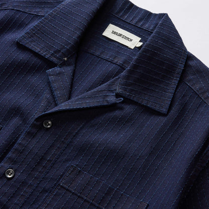 The Conrad Shirt in Rinsed Indigo Pickstitch