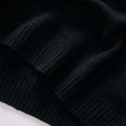 The Lodge Sweater in Black Pine