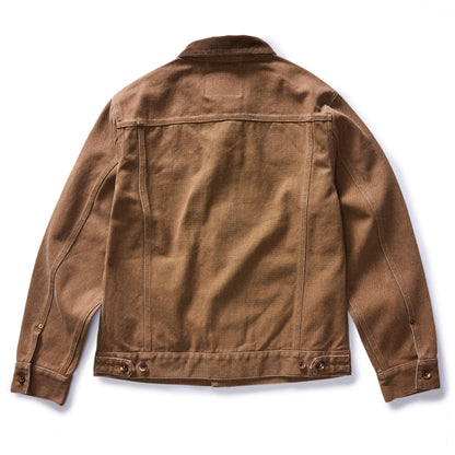 The Ryder Jacket in Tobacco Chipped Canvas