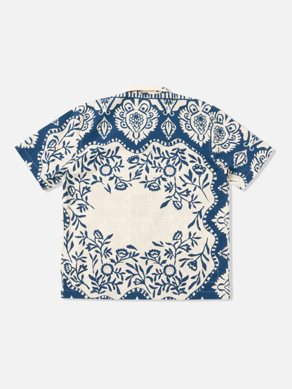 Road Shirt in Navy Island Print