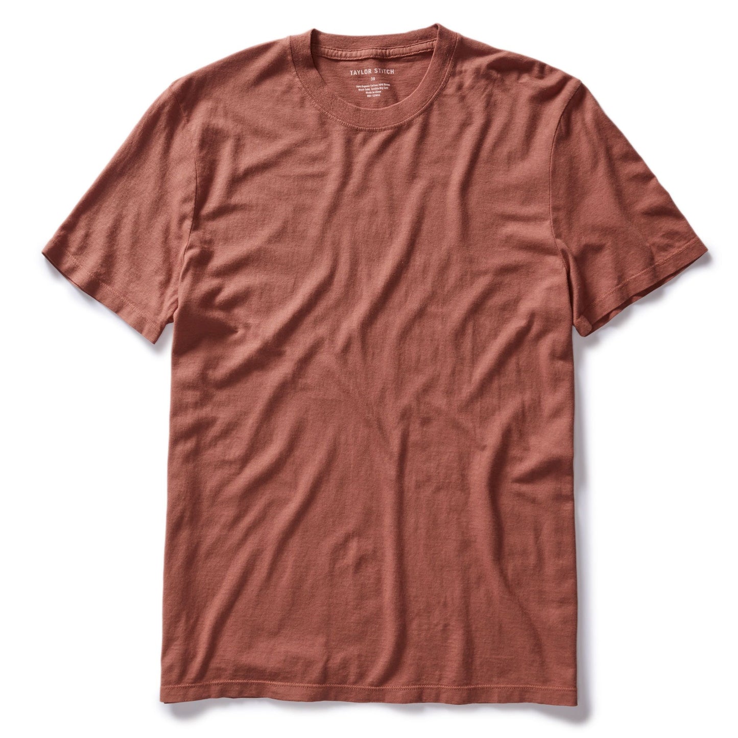 The Cotton Hemp Tee in Fired Clay