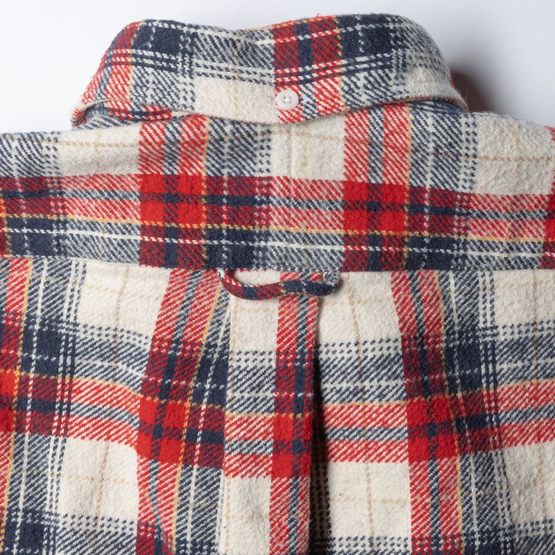 Brushed Winter Madras in Red
