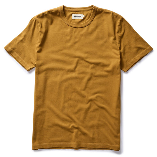 The Organic Cotton Tee in Old Gold