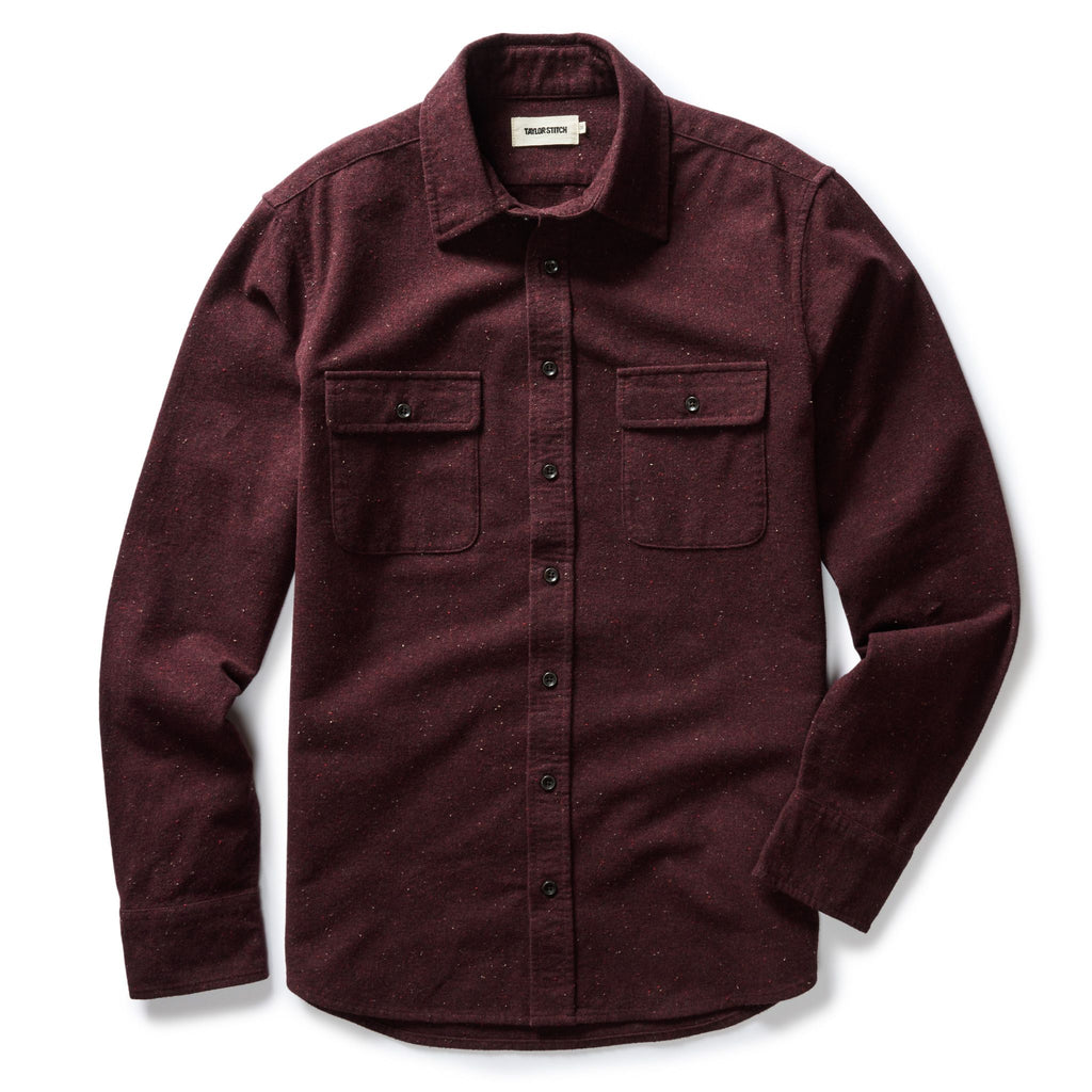 The Yosemite Shirt in Nutmeg Donegal