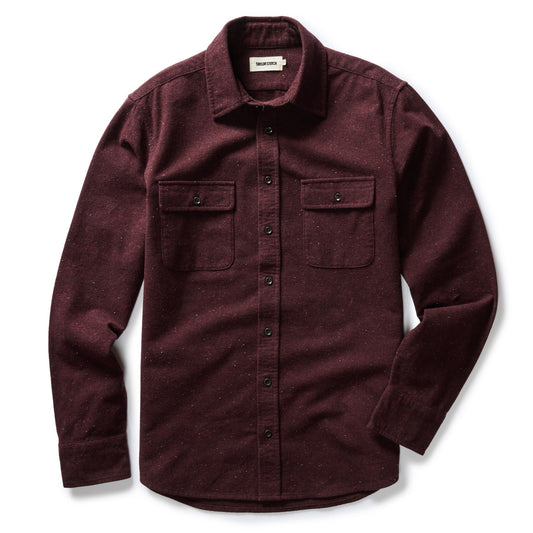 The Yosemite Shirt in Nutmeg Donegal