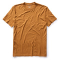 The Cotton Hemp Tee in Saffron