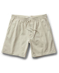 The Apres Short in Organic Aged Stone Foundation Twill