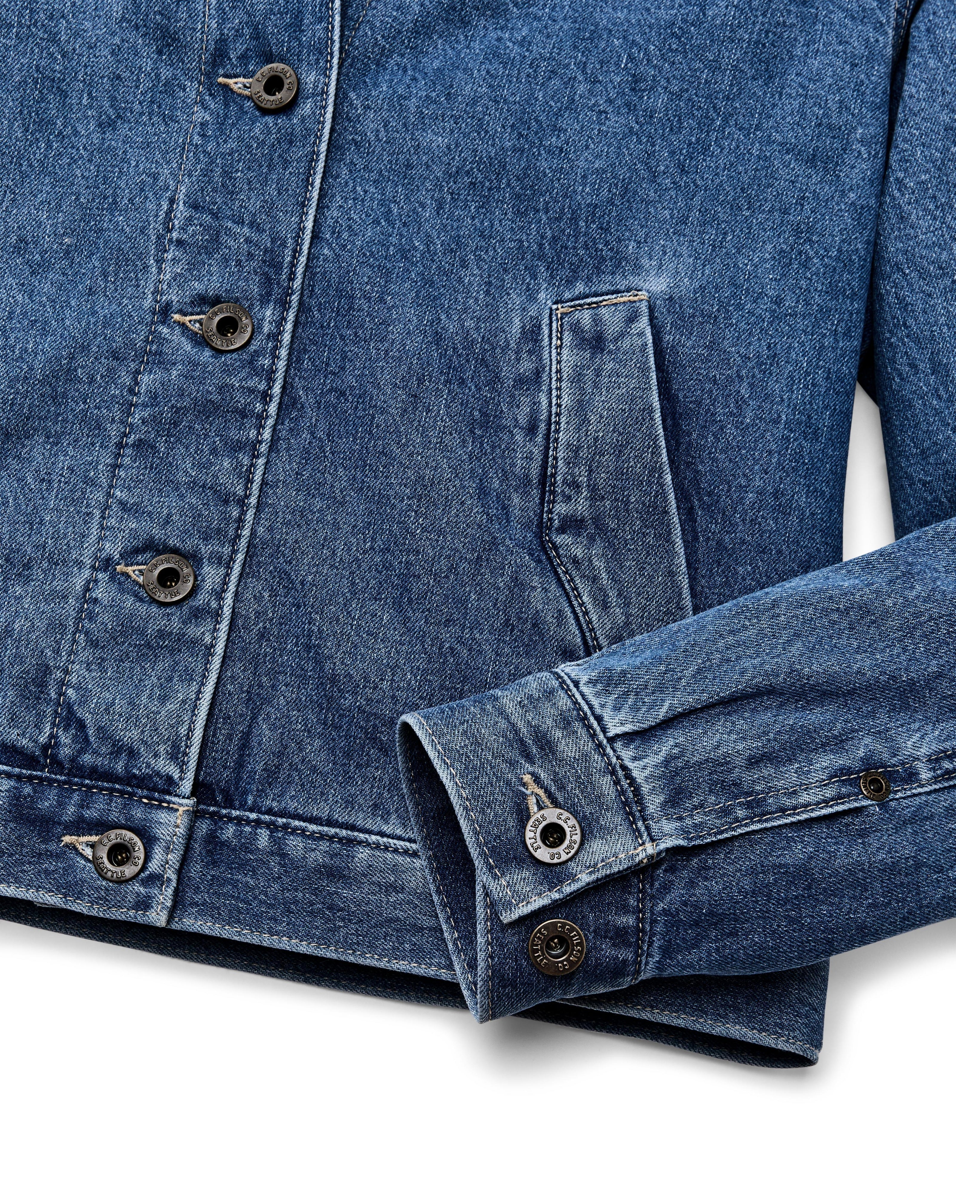 Western Denim Jacket in Light Indigo
