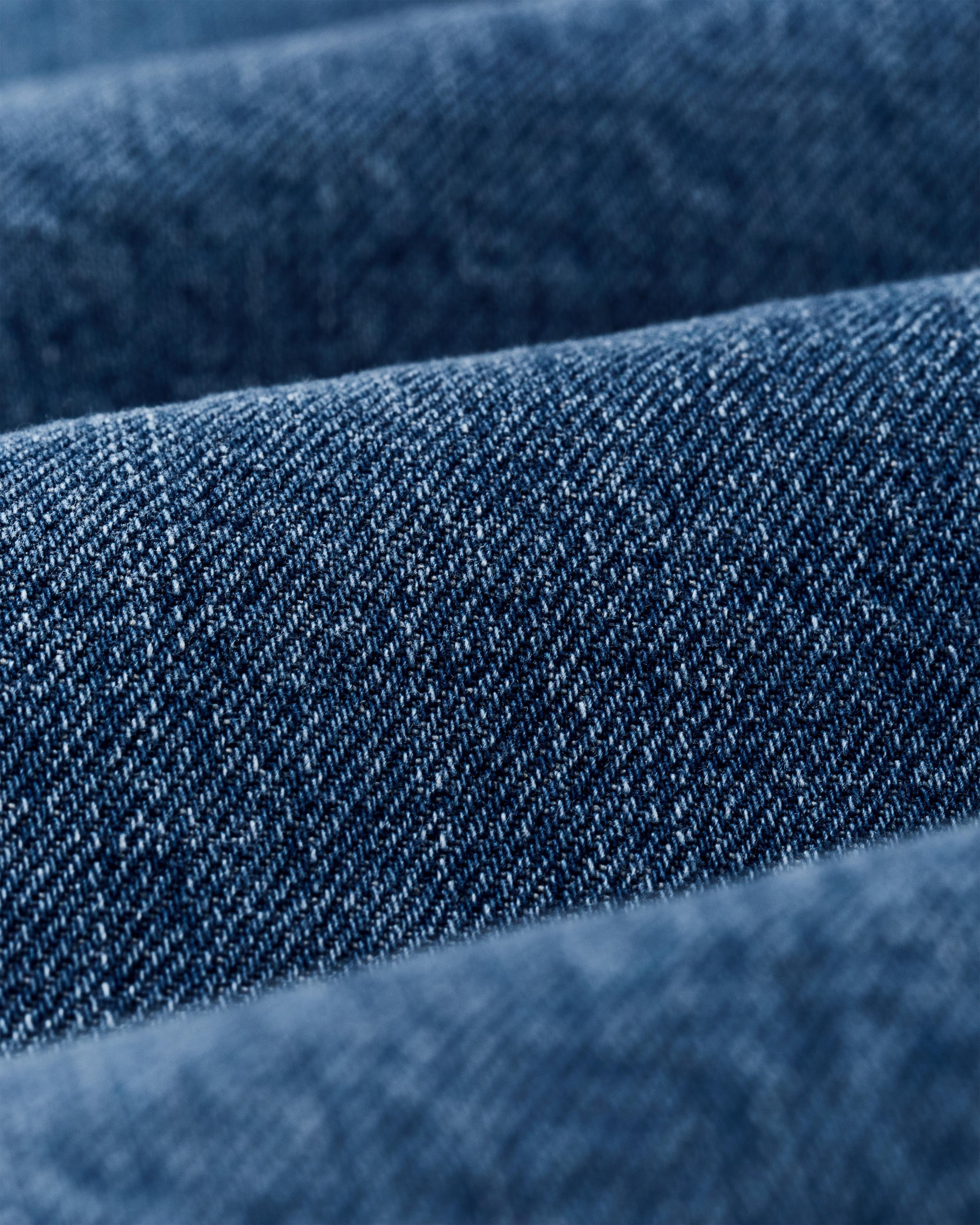 Western Denim Jacket in Light Indigo