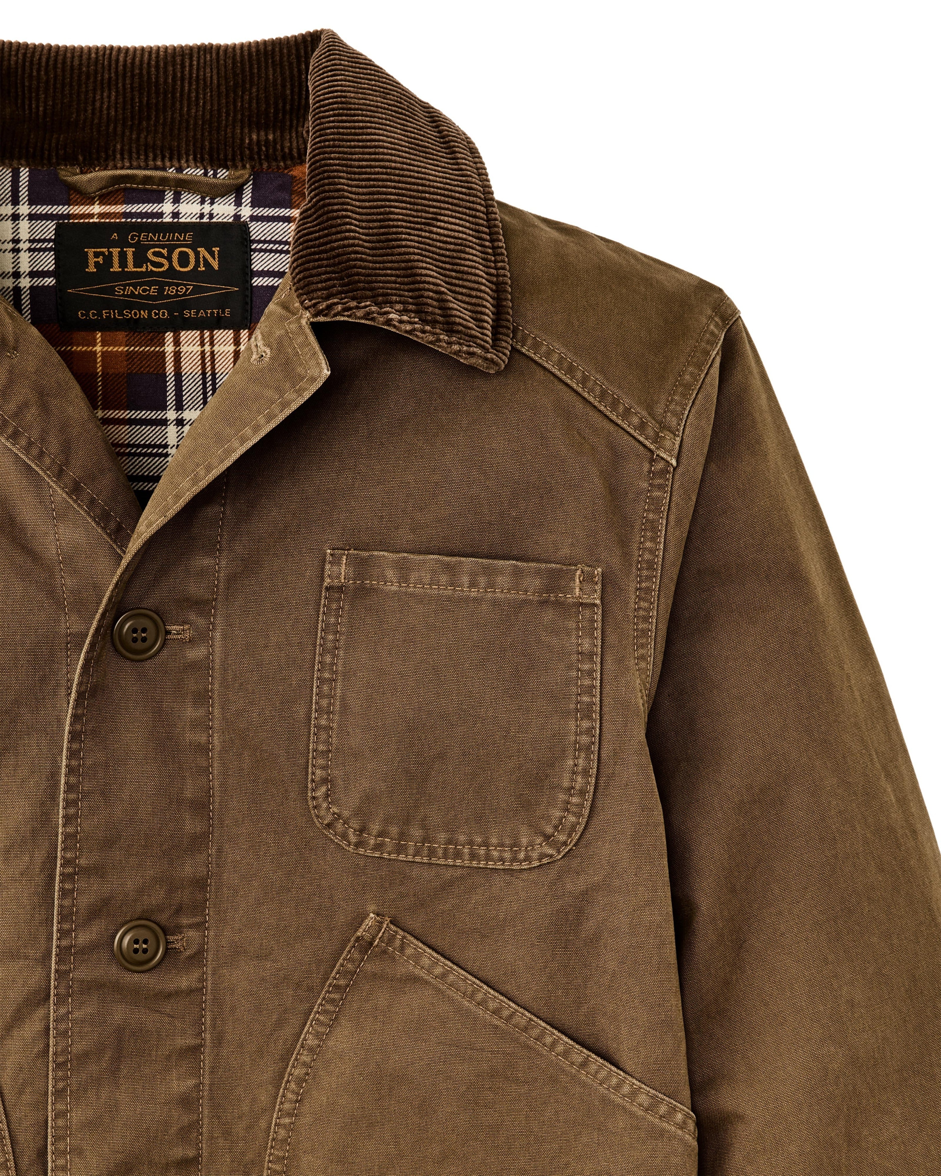 Canvas Outfitter Jacket in Kangaroo