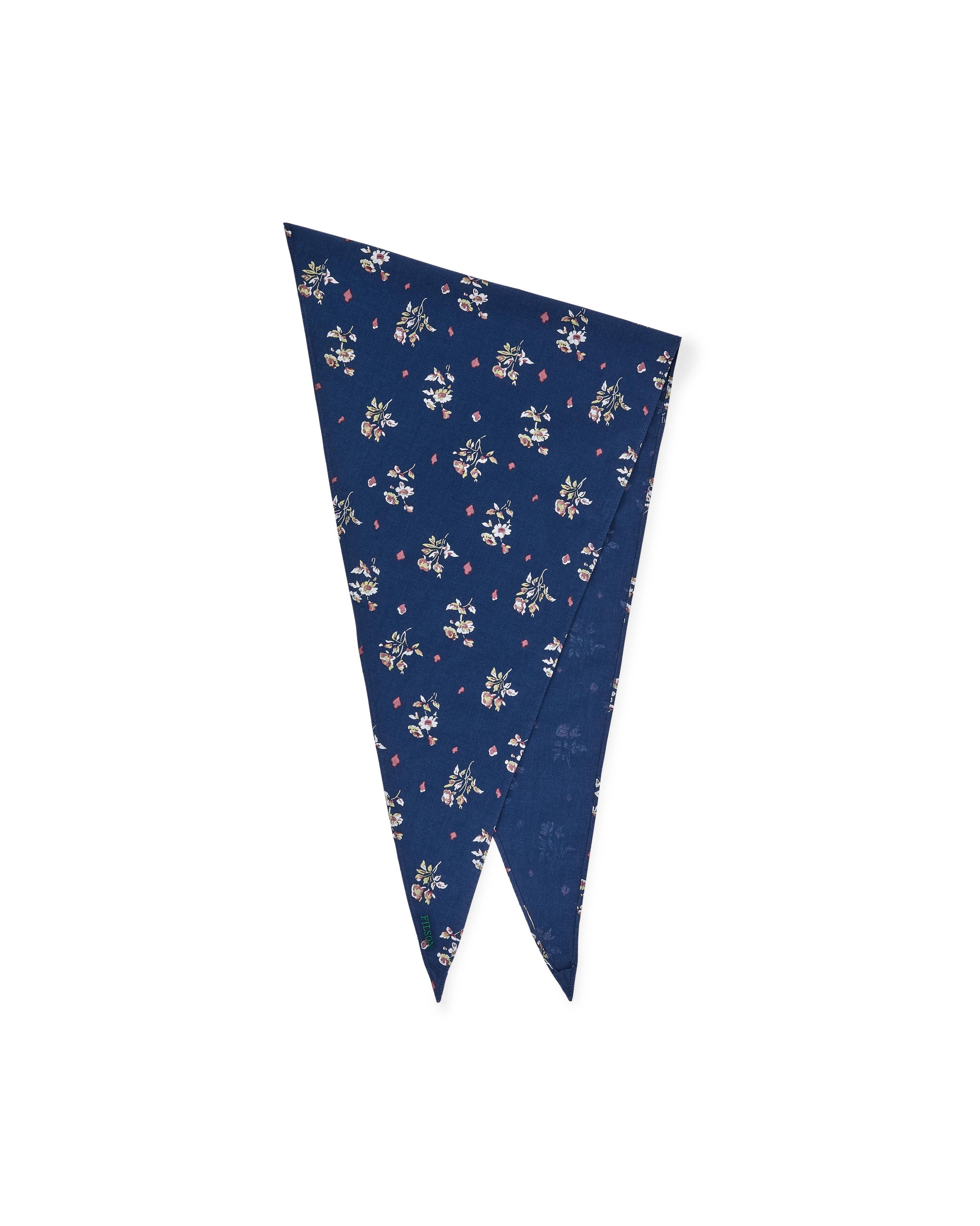Triangular Bandana in Blue Floral