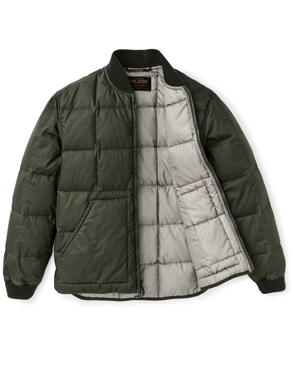 Heritage Cotton Down Jacket in Beluga