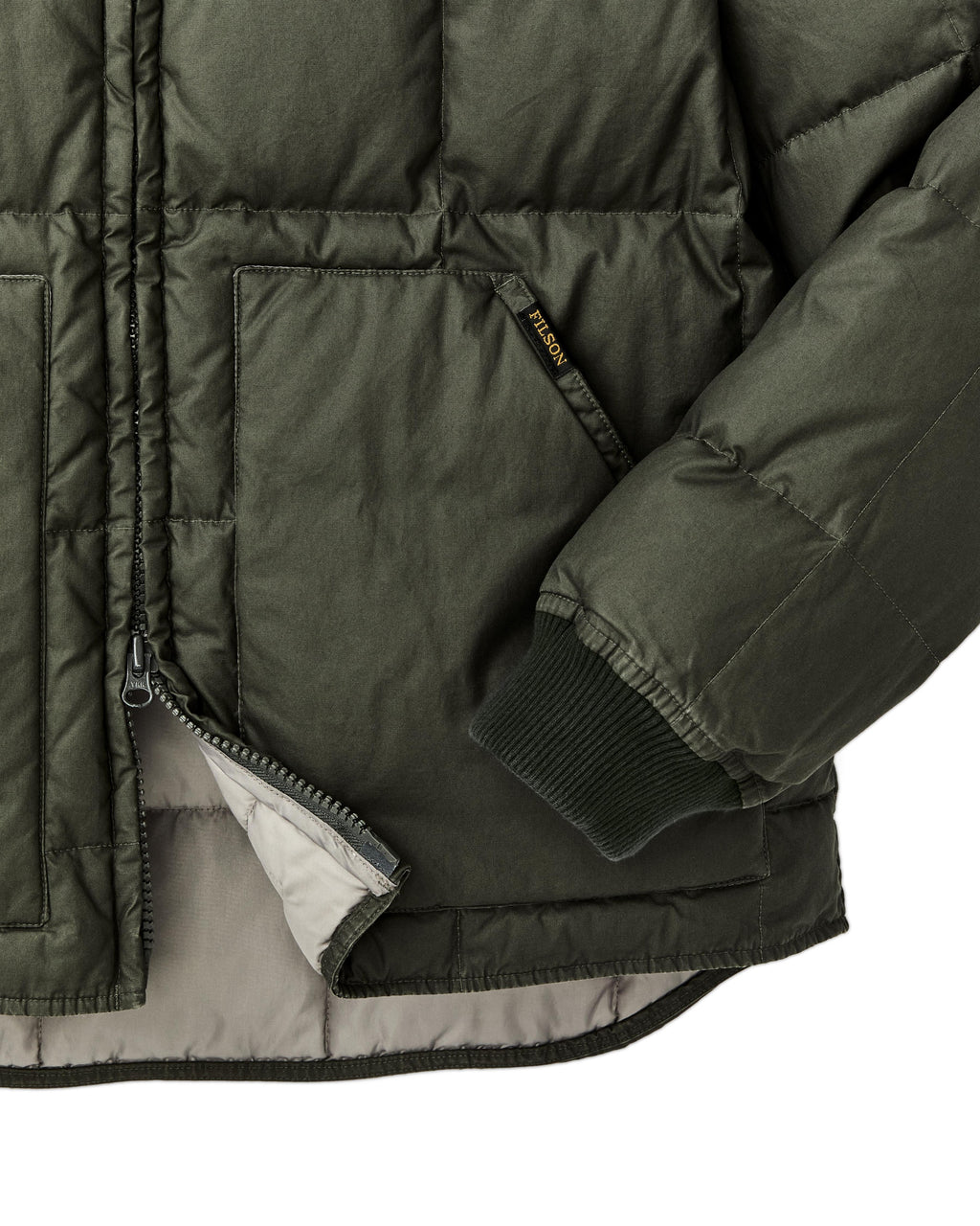 Heritage Cotton Down Jacket in Beluga